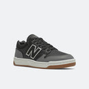 Scarpe Uomo NEW BALANCE Sneakers 480 in Pelle colore Black e Castelrock