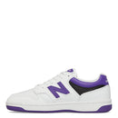 Scarpe Unisex NEW BALANCE Sneakers 480 in Pelle colore White e Purple