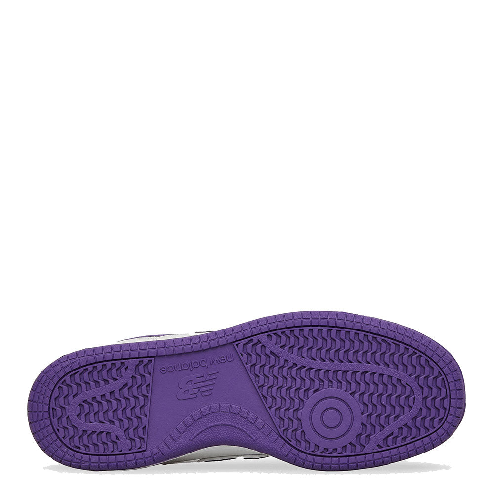 Scarpe Unisex NEW BALANCE Sneakers 480 in Pelle colore White e Purple