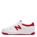 Scarpe Uomo NEW BALANCE Sneakers 480 in Pelle colore White e Red