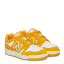 Unisex-Schuhe NEW BALANCE 480 Sneakers aus Leder und Wildleder in der Farbe Varsity Gold