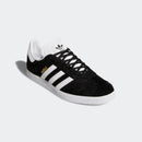 Scarpe Uomo ADIDAS Sneakers linea Gazelle in Nabuk colore Nero e Bianco