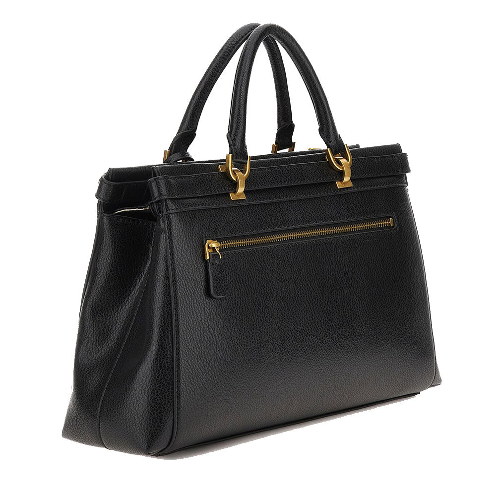 GUESS Damenhandtasche Sestri Logo Luxury Line Farbe Schwarz