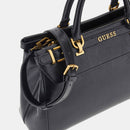 GUESS Damenhandtasche Sestri Logo Luxury Line Farbe Schwarz