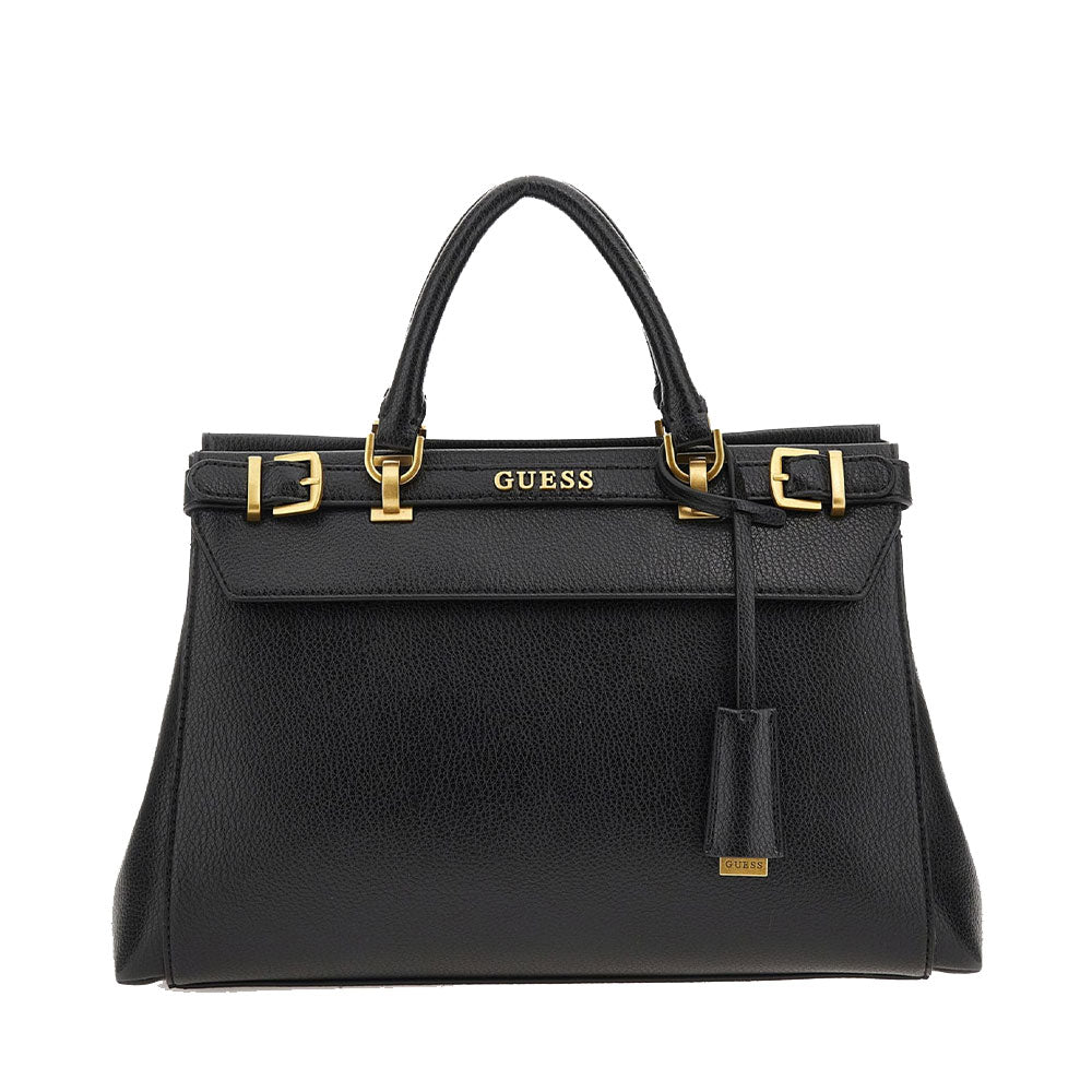 GUESS Damenhandtasche Sestri Logo Luxury Line Farbe Schwarz