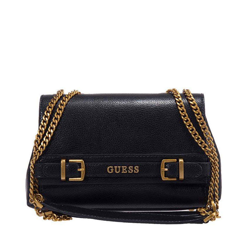 GUESS Damen Umhängetasche Sestri Line Farbe Schwarz