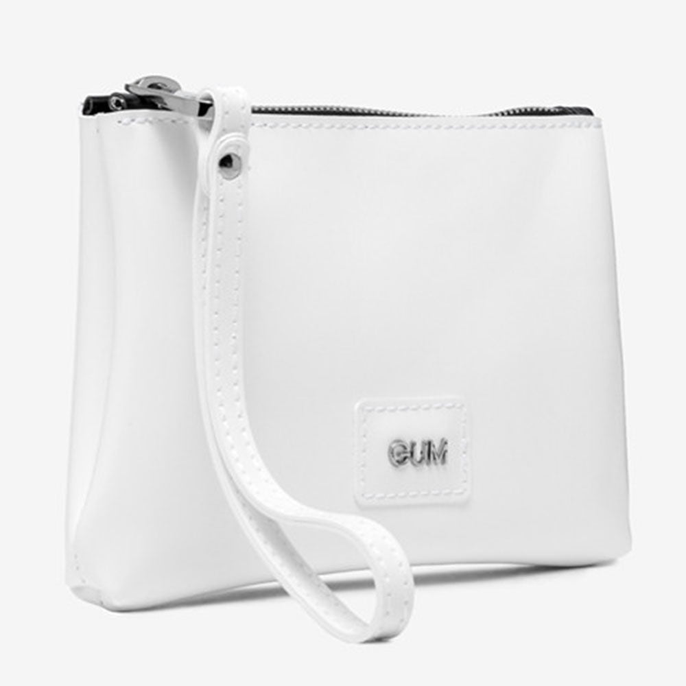 GUM Numbers Kleine Mini-Hand-Clutch für Damen der Color Family-Linie in Weiß