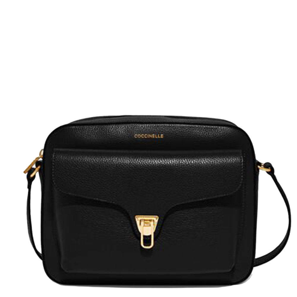 Borsa Donna a Tracolla COCCINELLE in Pelle Nera linea Beat Soft