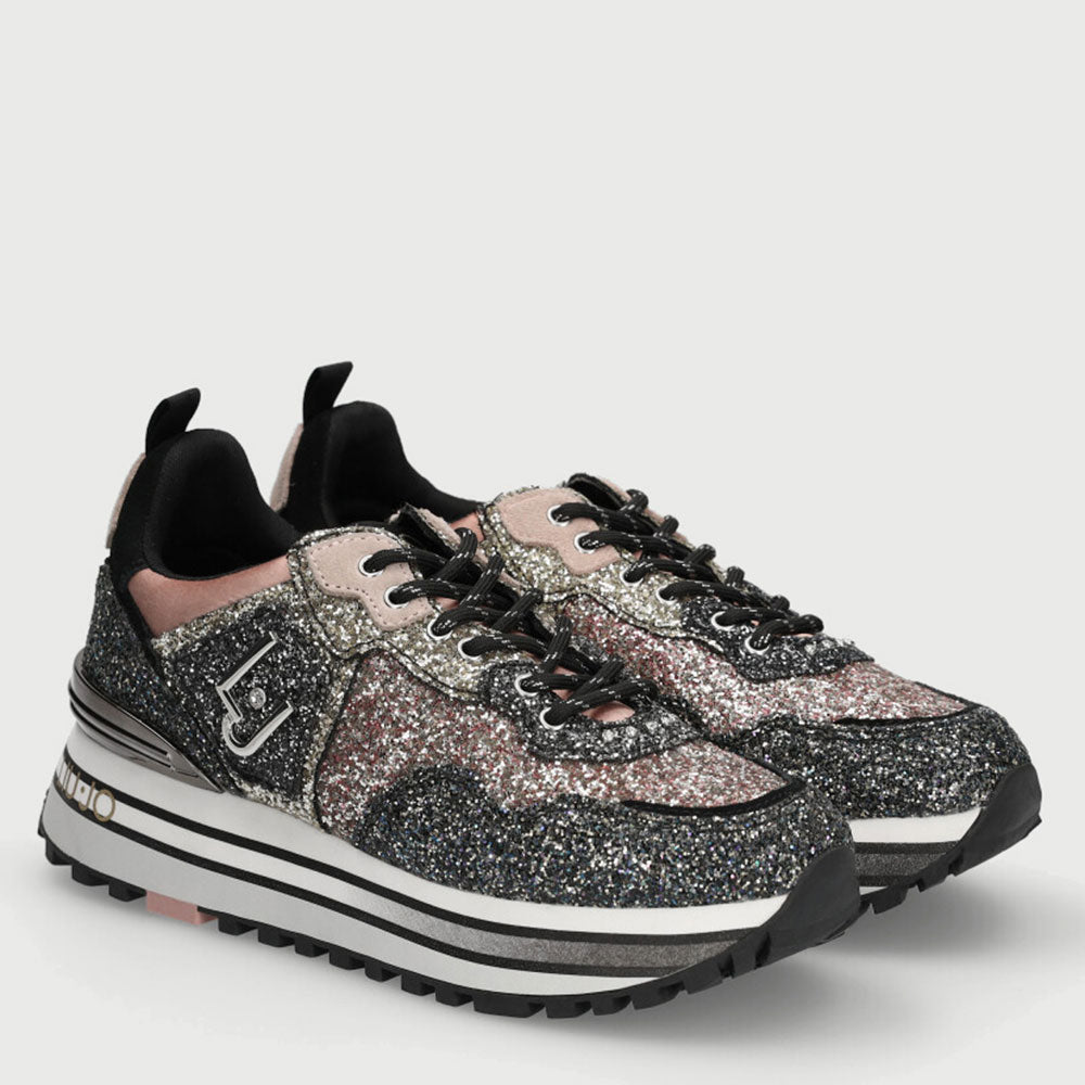 Scarpe Donna LIU JO Sneakers con Glitter Multicolor