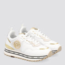 Scarpe Donna LIU JO Sneakers Platform in Pelle colore Bianco