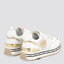 Scarpe Donna LIU JO Sneakers Platform in Pelle colore Bianco