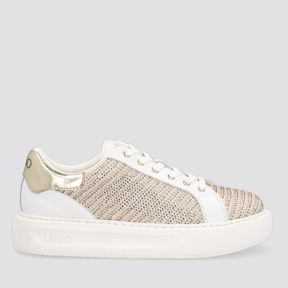 Scarpe Donna LIU JO Sneakers Bianche con Strass