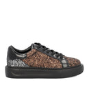 Scarpe Donna LIU JO Sneakers Nere con Glitter color Cioccolato