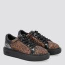 Scarpe Donna LIU JO Sneakers Nere con Glitter color Cioccolato