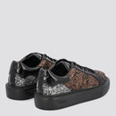 Scarpe Donna LIU JO Sneakers Nere con Glitter color Cioccolato