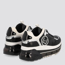 Scarpe Donna LIU JO Sneakers Platform in Pelle colore Nero e Silver