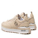 Damenschuhe LIU JO Wonder 01 Plateau-Sneaker aus Nude-Leder