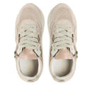 Scarpe Donna LIU JO Sneakers Platform Wonder 24 in Suede Mesh e Inserto stampa Pitone colore Light Gold