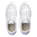 Scarpe Donna LIU JO Sneakers Wonder 01 in Pelle e Brighty Mesh Bianco