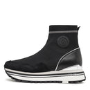 Scarpe Donna LIU JO Maxi Wonder 66 Sock Sneakers in Tessuto Nero