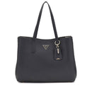 Women's Black Shoulder Tote Bag GUESS Meridian