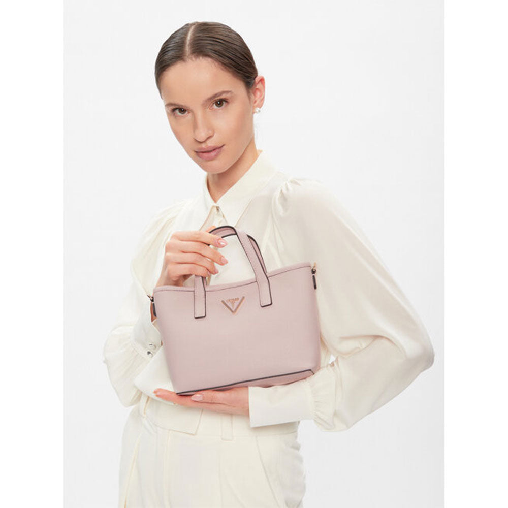 Damenhandtasche mit Schultergurt GUESS Latona Mini Line Farbe Light Rose