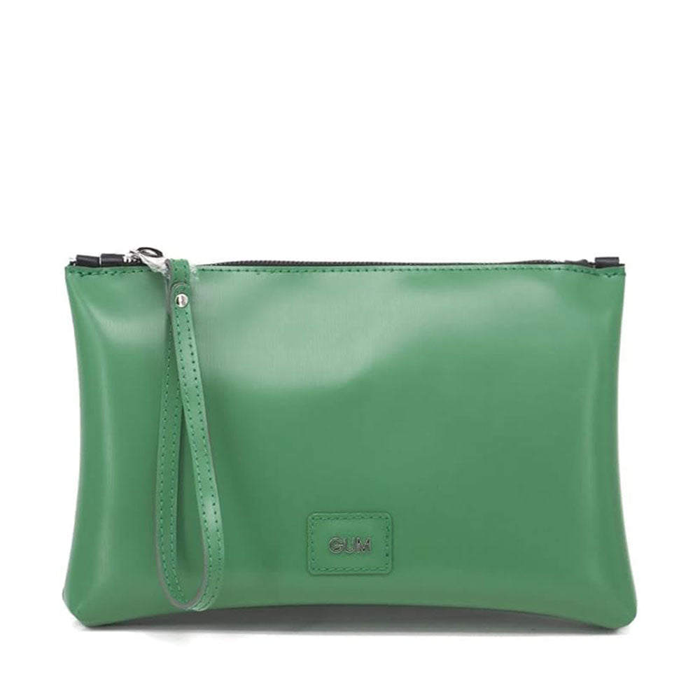 Damenhand-Clutch mit Schultergurt GUM Color Family-Linie, Farbe Grass