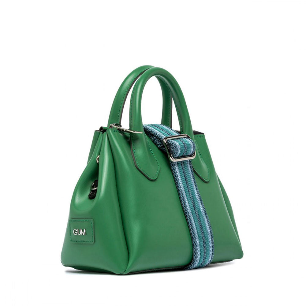 GUM Kleine Damenhandtasche Color Family Linie, Farbe Grass