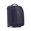 Trolley Cabina PIQUADRO con Portabilità a Zaino in Tessuto Riciclato linea Brief 2 Ruote Colore Blu - BV6270BR2