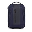 Trolley Cabina PIQUADRO con Portabilità a Zaino in Tessuto Riciclato linea Brief 2 Ruote Colore Blu - BV6270BR2