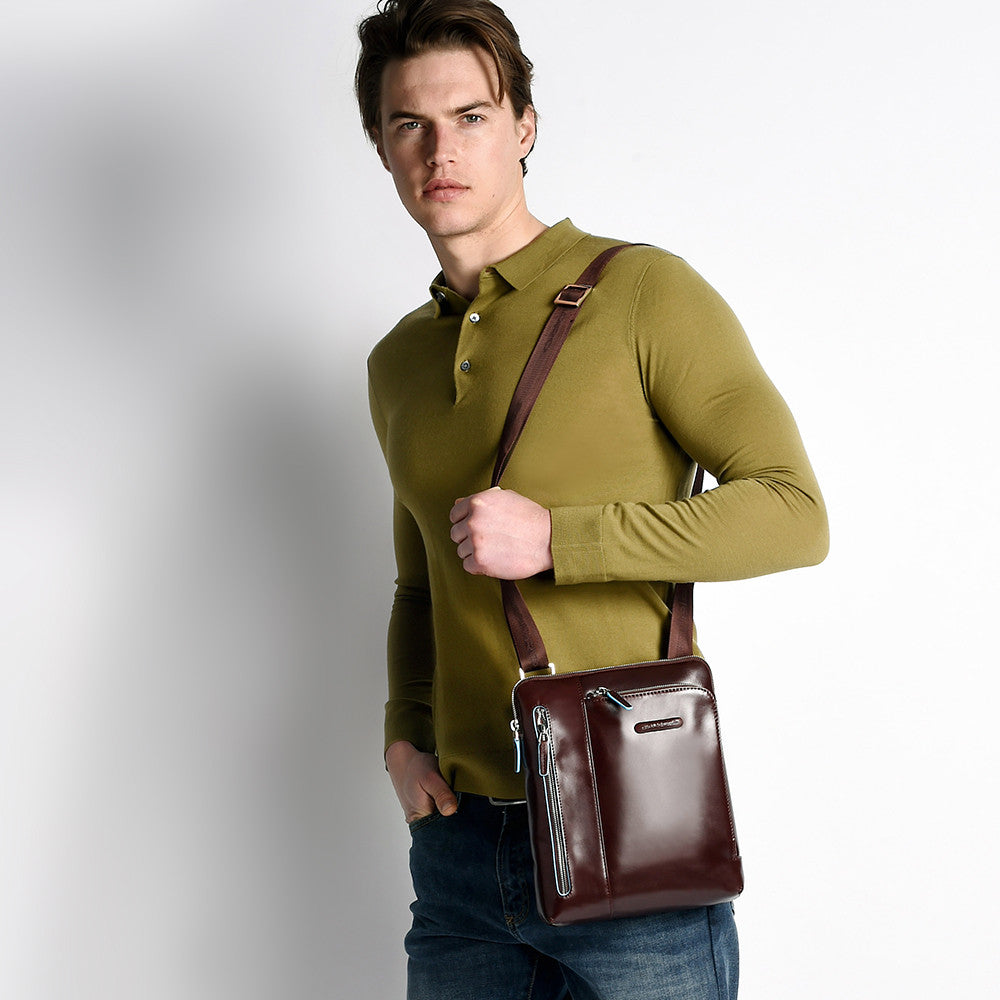 Borsa Piquadro Borsello Uomo Tessuto Tecnico Borsello Organizzato