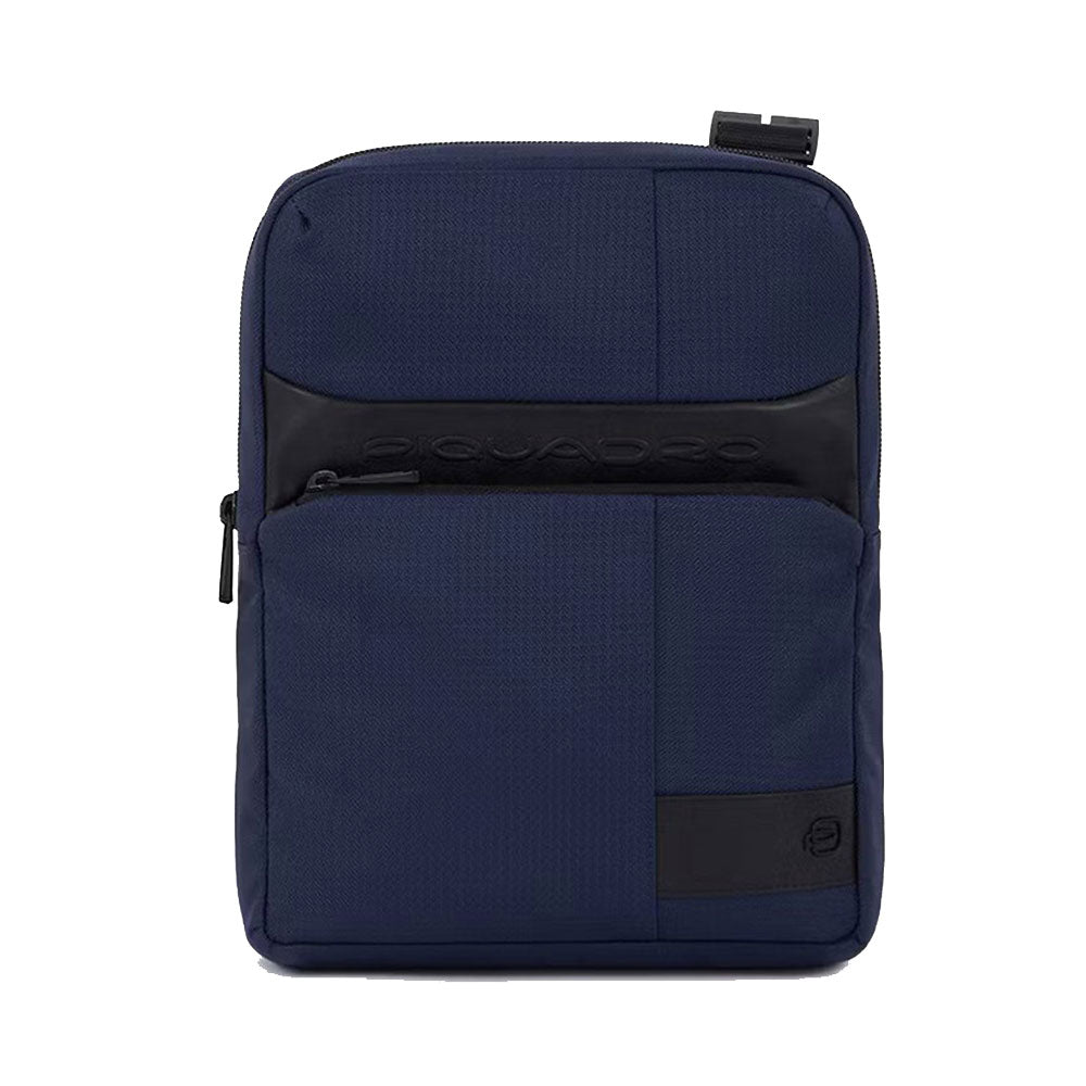 PIQUADRO Herrentasche aus recyceltem Stoff, blaue Wollem-Linie – CA1816W129