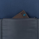 PIQUADRO 15,6" PC- und iPad-Rucksack Pulse P16-Linie aus blauem Stoff CA4174P16