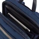 PIQUADRO Rucksack für 15,6-Zoll-PC und iPad aus recyceltem Stoff, Blue Ryan Line – CA5697RY