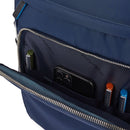 PIQUADRO Rucksack für 15,6-Zoll-PC und iPad aus recyceltem Stoff, Blue Ryan Line – CA5697RY