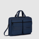 Cartella Porta Pc 15,6" PIQUADRO in Tessuto Riciclato Blu Linea Gio - CA6017S124