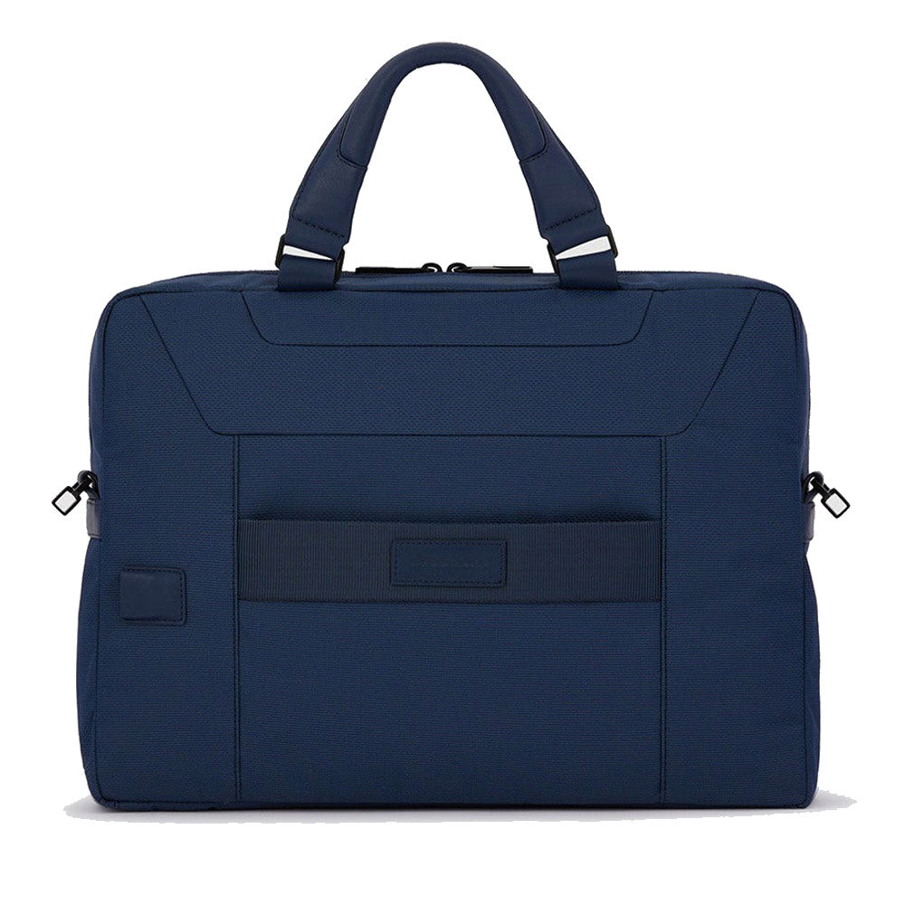 PIQUADRO 14" PC-Aktentasche aus recyceltem Stoff, Blue Gio Line - CA6018S124