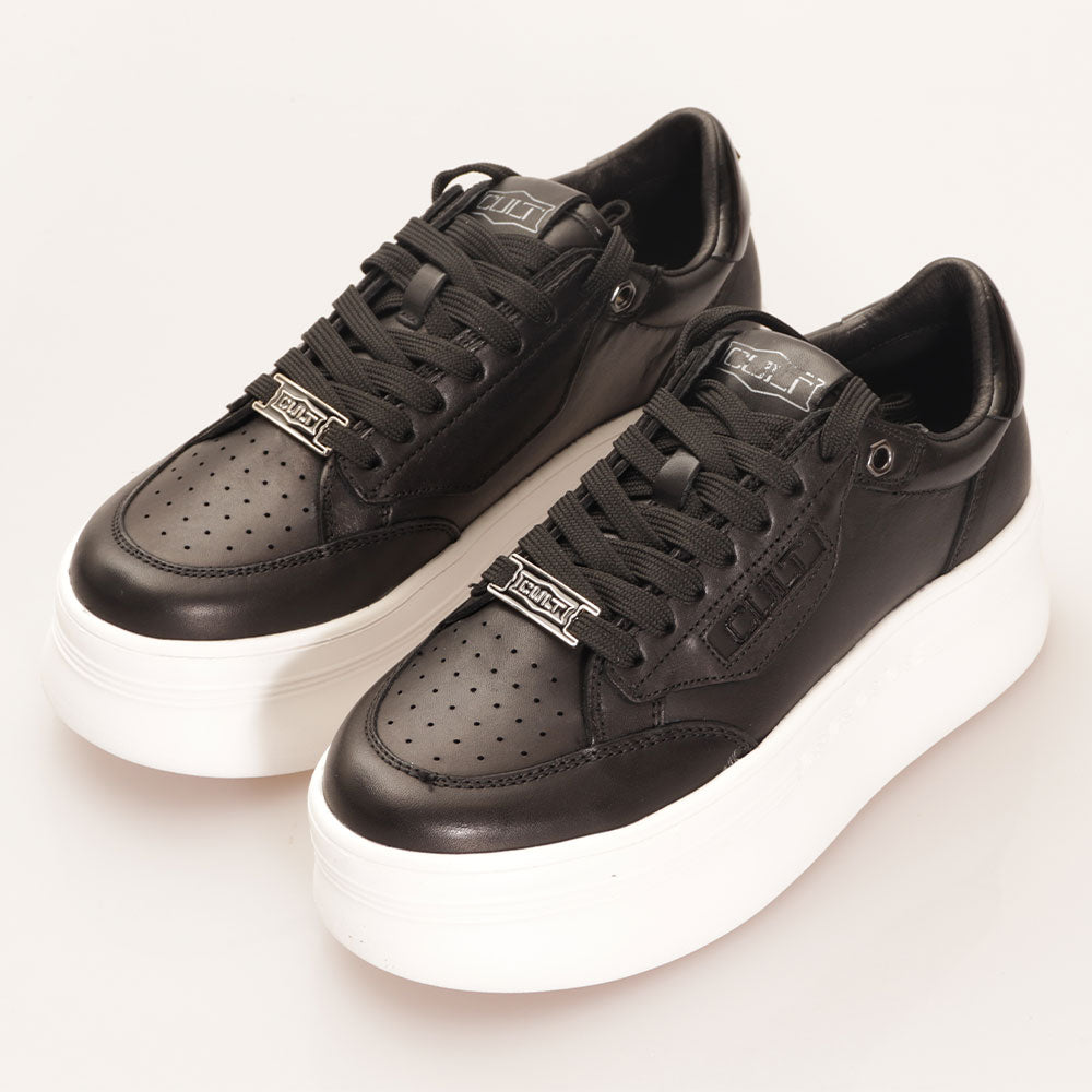 CULT Pearl 3962 Damen-Sneaker aus schwarzem Leder