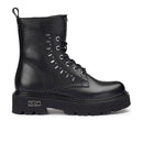 Damenschuhe CULT Slash 3906 Amphibien aus schwarzem Leder mit Nieten