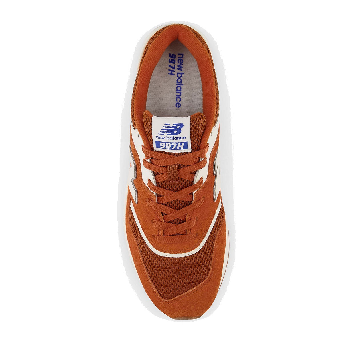 Herrenschuhe NEW BALANCE 997H Sneakers in Wildleder und Mesh in den Farben Rust Oxide und Sea Salt