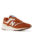 Herrenschuhe NEW BALANCE 997H Sneakers in Wildleder und Mesh in den Farben Rust Oxide und Sea Salt
