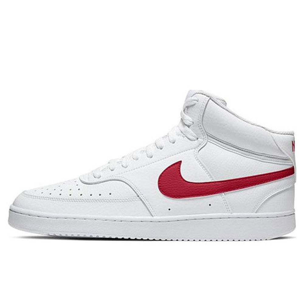 Scarpe NIKE Sneakers Alte linea Court Vision Mid colore Bianco - Rosso