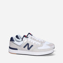 Herrenschuhe NEW BALANCE CT574 Sneakers aus Mesh und Wildleder in Hellgrau, Weiß und Marineblau