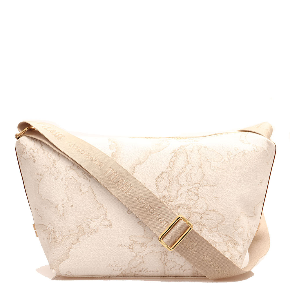 Borsa Donna a Tracolla Grande 1A Classe Alviero Martini linea Geo White D037