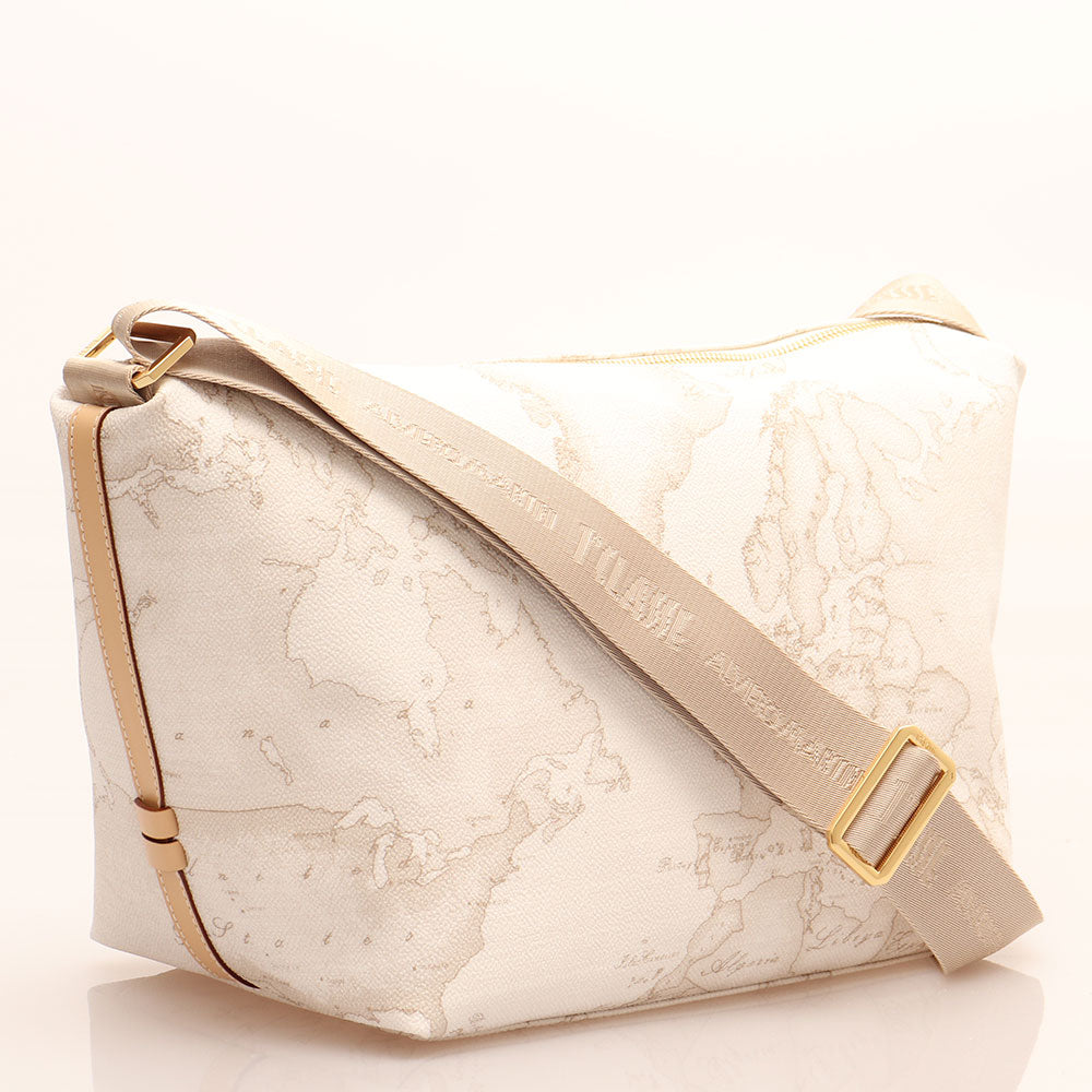 Borsa Donna a Tracolla Grande 1A Classe Alviero Martini linea Geo White D037