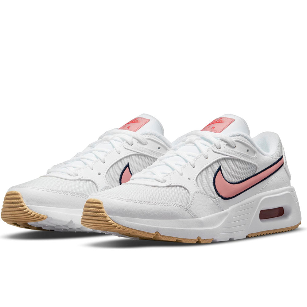 Scarpe Donna NIKE Sneakers linea Air Max SC- SE Colore Bianco e Rosa