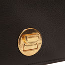 COCCINELLE Damen-Umhängetasche aus schwarzem Leder, Linie Liya – D0120301