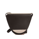 COCCINELLE Damen-Umhängetasche aus schwarzem Glattleder der Josephine-Linie