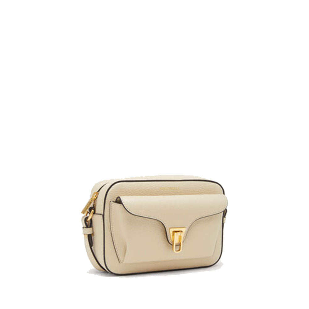 COCCINELLE Damen-Umhängetasche aus Seidenleder der Linie Beat Soft, mittlere Größe