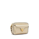 COCCINELLE Damen-Umhängetasche aus Seidenleder der Linie Beat Soft, mittlere Größe